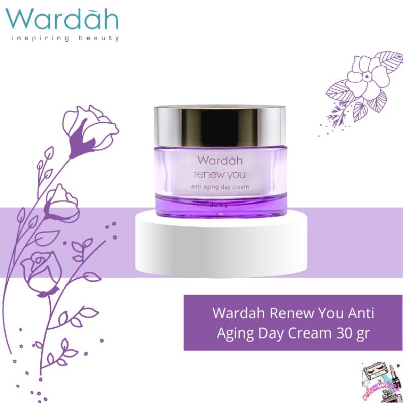 ☃Cutezz_Ching1☃Wardah Renew You Anti Aging Day Cream 30g