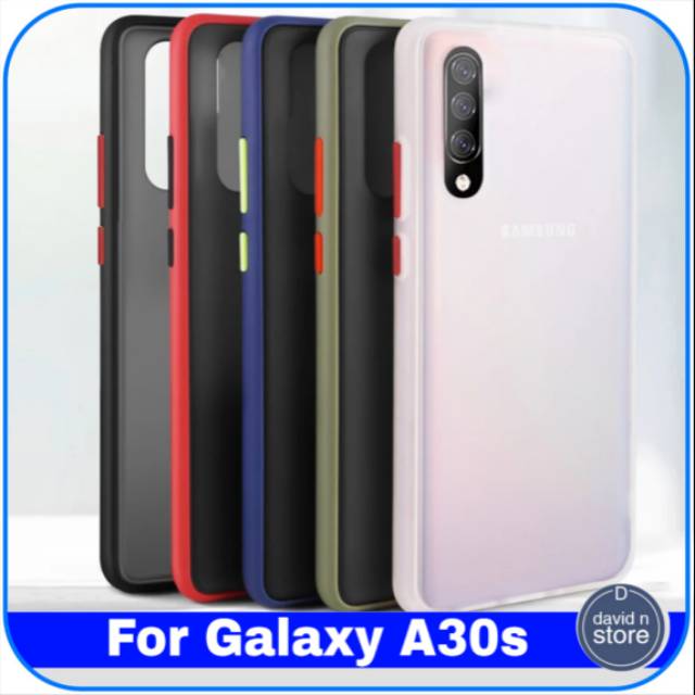 Casing Samsung Galaxy A30s A 30s Hard Soft Case Luxury Matte Ultra Thin Bumper Slim Back Cover