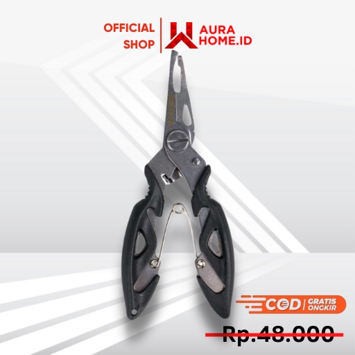 Tang Kail Pancing Stainless Fishing Hook Remover / Alat Tang Gunting Potong Pemotong Jepit Penjepit 