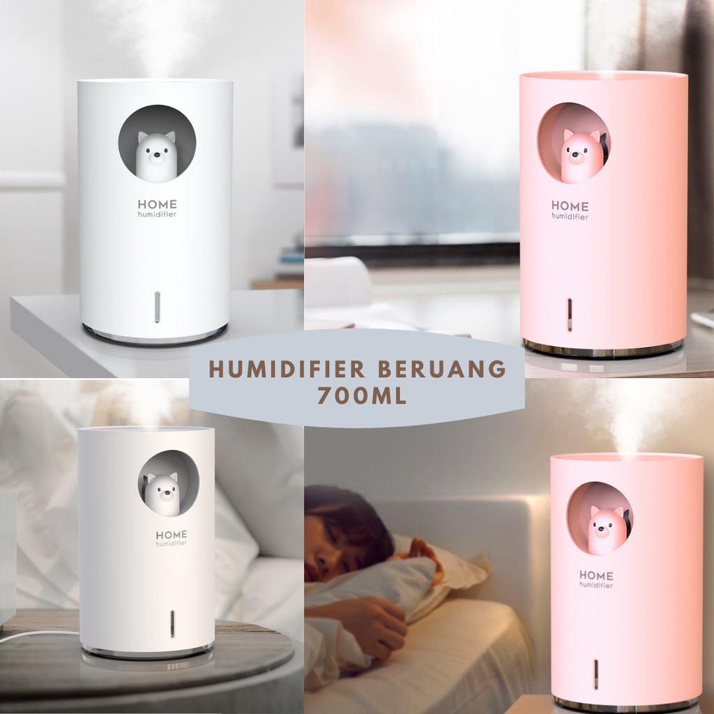 Humidifier Diffuser Pelembab Ruangan Beruang Ultrasonic Aromatheraphy