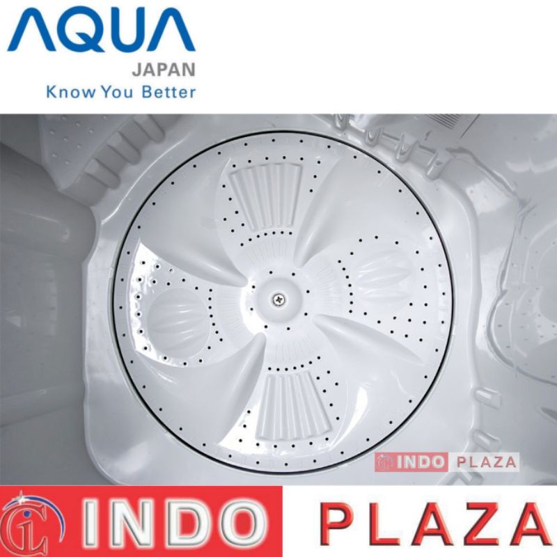 MESIN CUCI AQUA QW-1080XT / 1050XT 2 Tabung 10 Kg / 10Kg