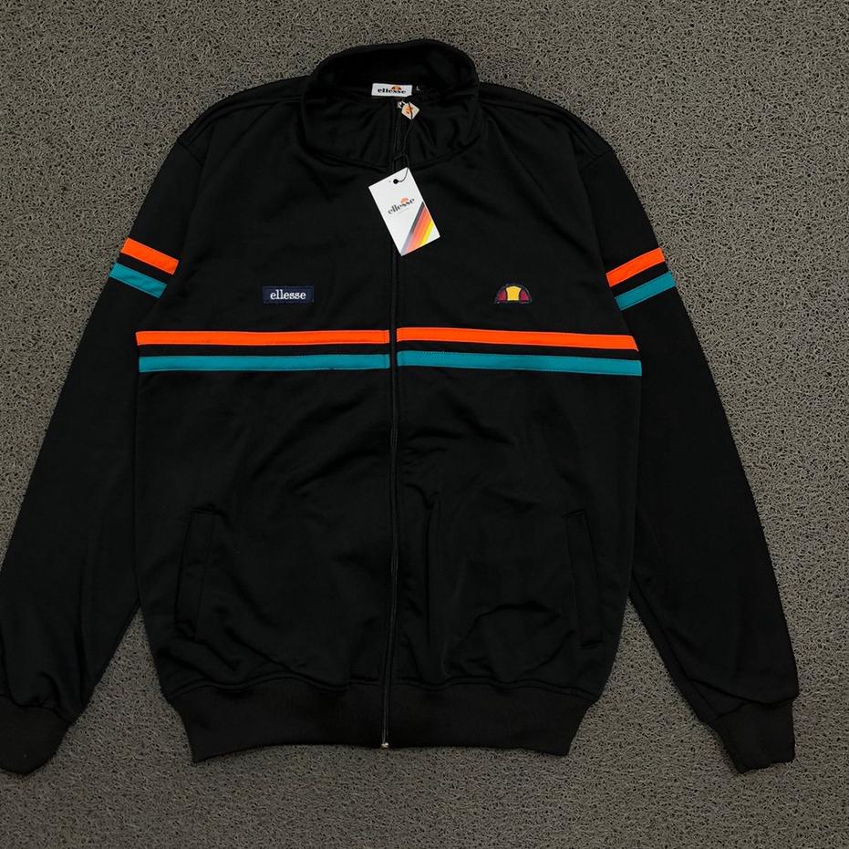 Top Produk.. JAKET TRACKTOP ELLESSE REMINI BLACK PREMIUM AUTHENTIC