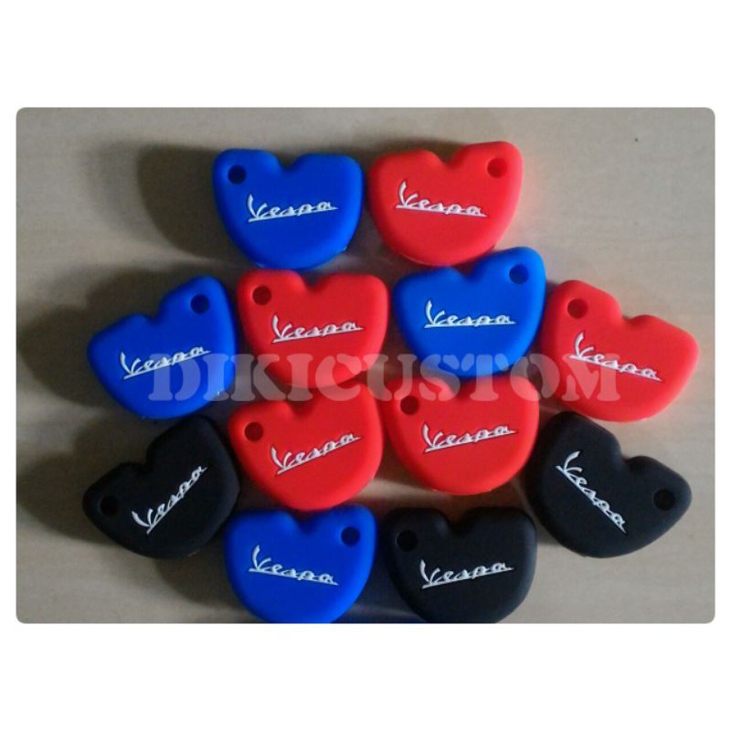 cover kunci vespa / silikon kunci vespa / aksesoris vespa lx s primavera.gts.sprint