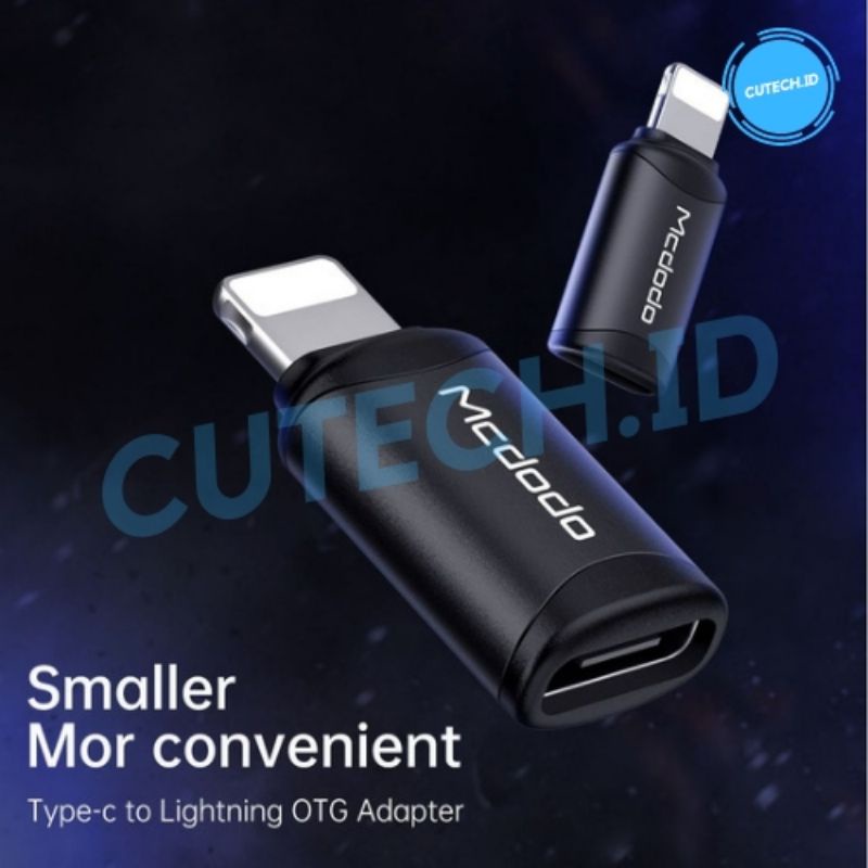 MCDODO CONVERTER CHARGER OTG TYPE C TO LIGHTNING FAST CHARGING 3A