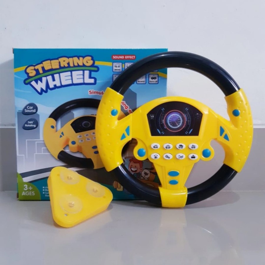 Mainan Anak Setir Setiran Mobil Steering Racing Wheel Driver Mainan