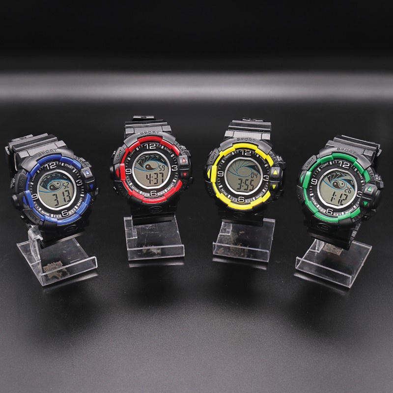 JAM TANGAN MEN SPORTS DIGITAL MULTIFUNGSI LAKI-LAKI ANAK WATERPROOF WR30M