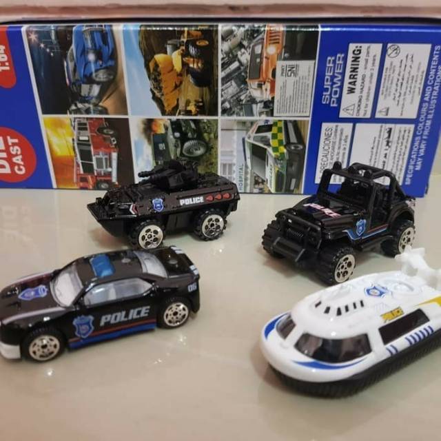 Diecast Kendaraan Polisi - Mainan Mobil Polisi - Diecast Mobil Polisi