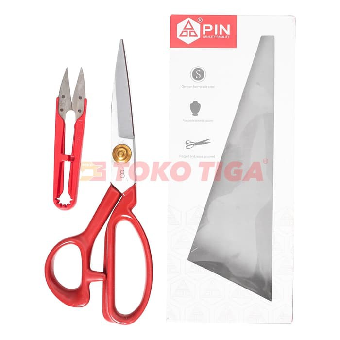 Gunting Potong Bahan Kain Tailor Brazil Quality 8" inch (PIN-1084)