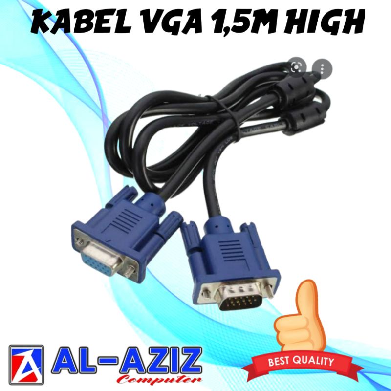 KABEL VGA 1,5 Meter ORI