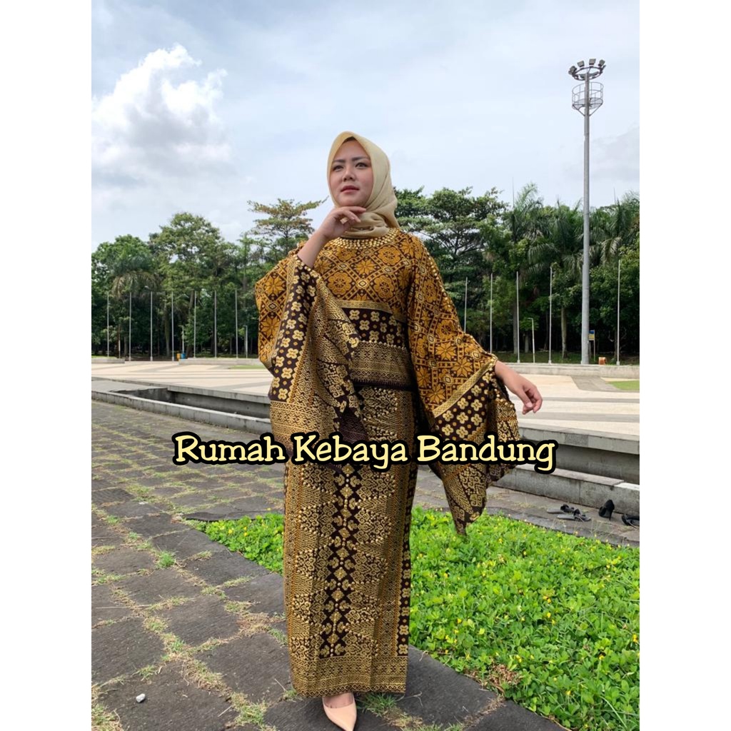 SETELAN BATWING BATIK MOTIF SONGKET PALEMBANG BATIK JUPRI ( ADA COUPLE DAN ANAK FOTO TERPISAH) RUMAH KEBAYA BANDUNG RUMAH SONGKET BANDUNG