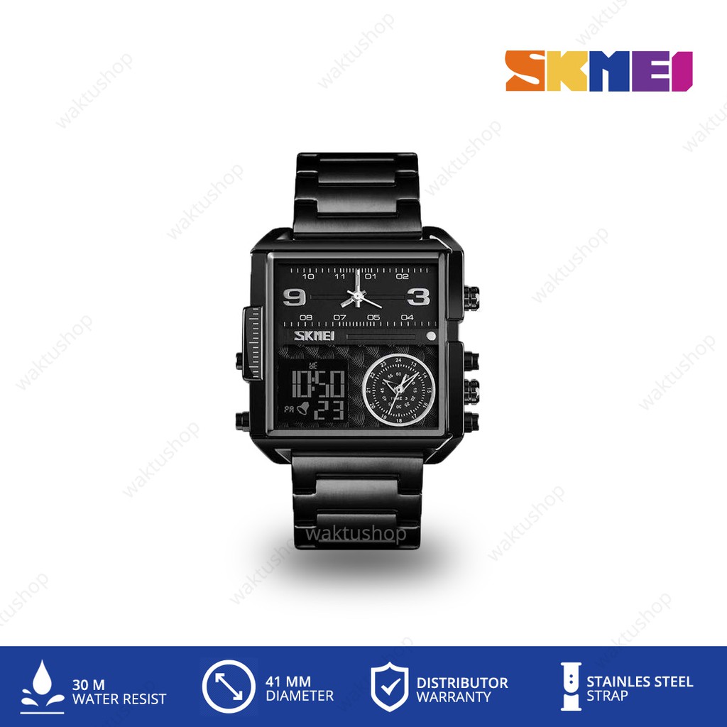 SKMEI 1584 Jam Tangan Pria Dual Time