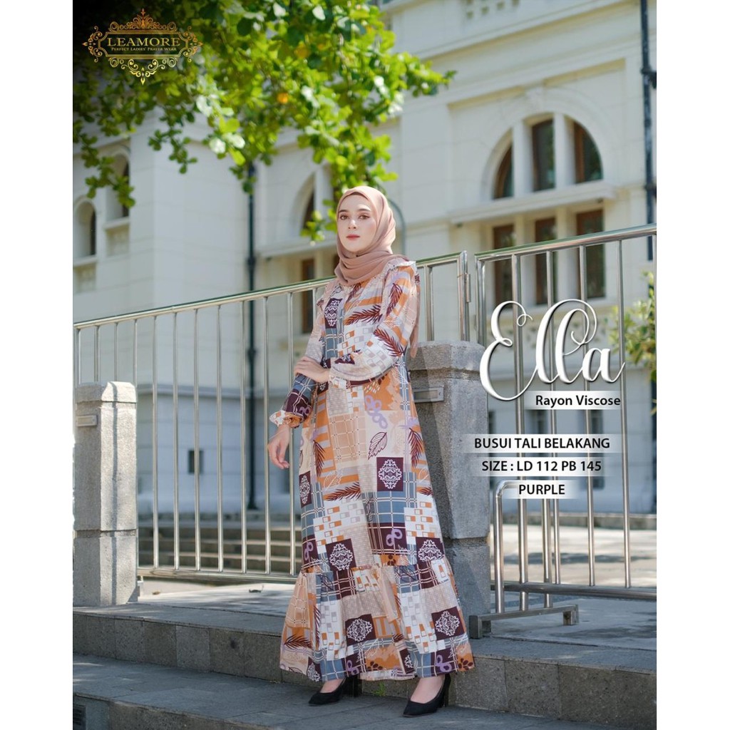 HOMEYDRESS RAYON VISCOSE-GAMIS ORI-HOMEY DRESS-DRESS KATUN RAYON