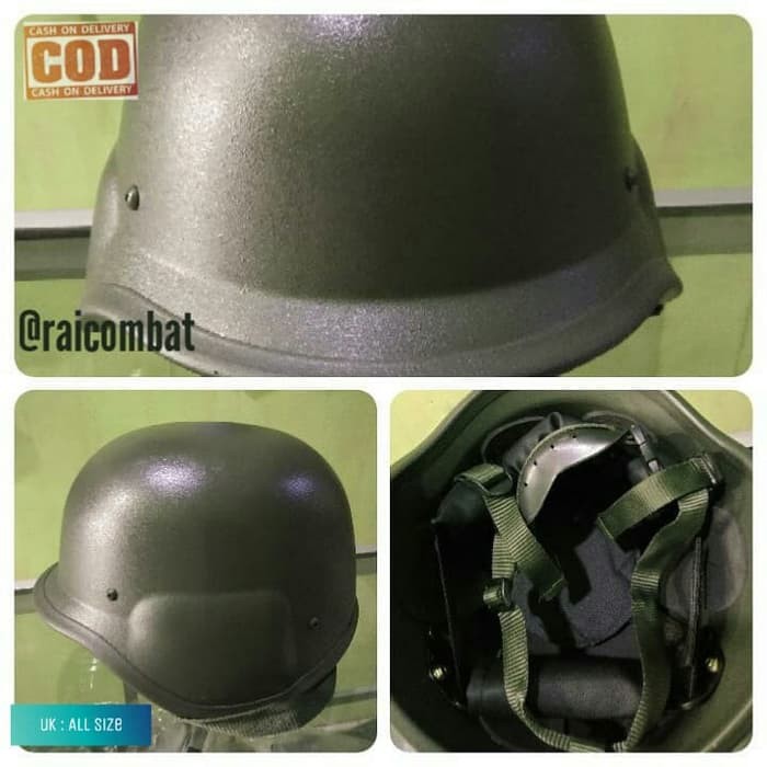 TSK    HELM TEMPUR STANDAR TNI / HELM 3IN1 TERLARIS