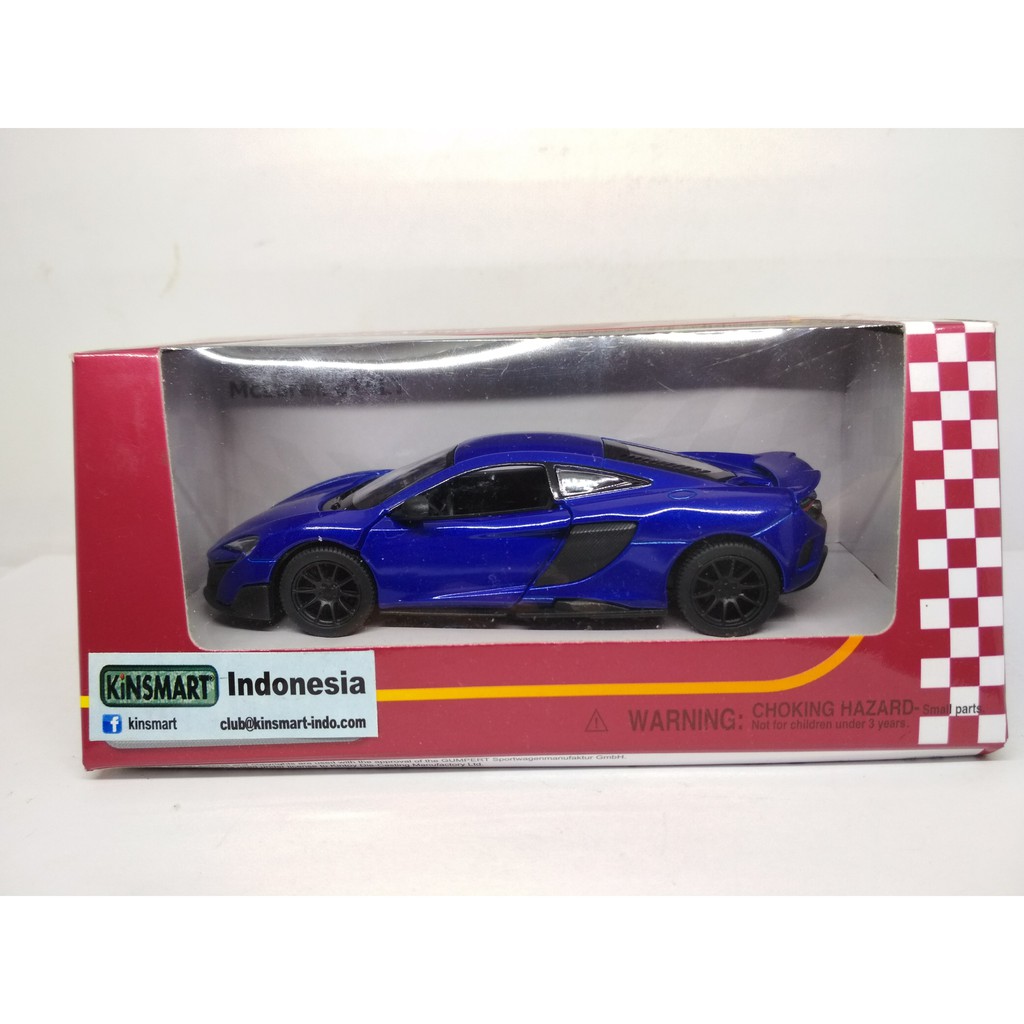Miniatur Mobil McLaren 675 Sport Blue - Diecast McLaren