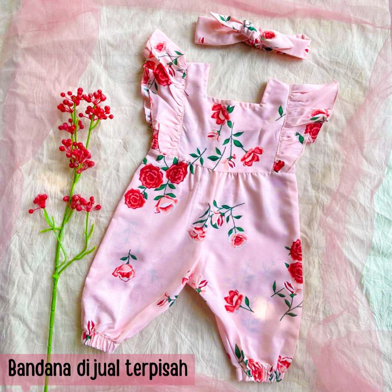 Jual JUMPSUIT Sage Rose Jumpsuit Bayi Anak Newborn Shopee Indonesia