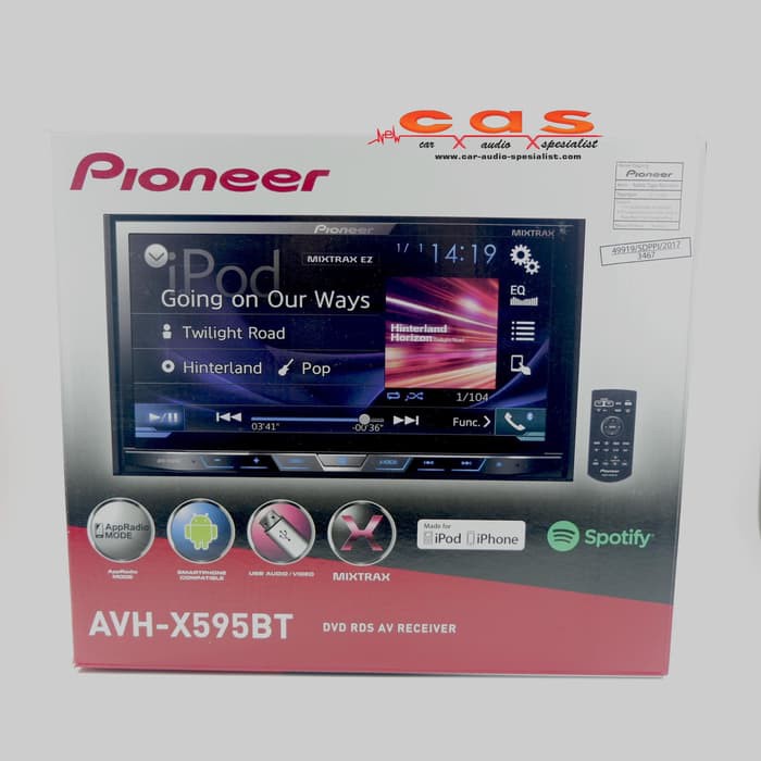 Dijual Head Unit Pioneer AVH X595BT Murah
