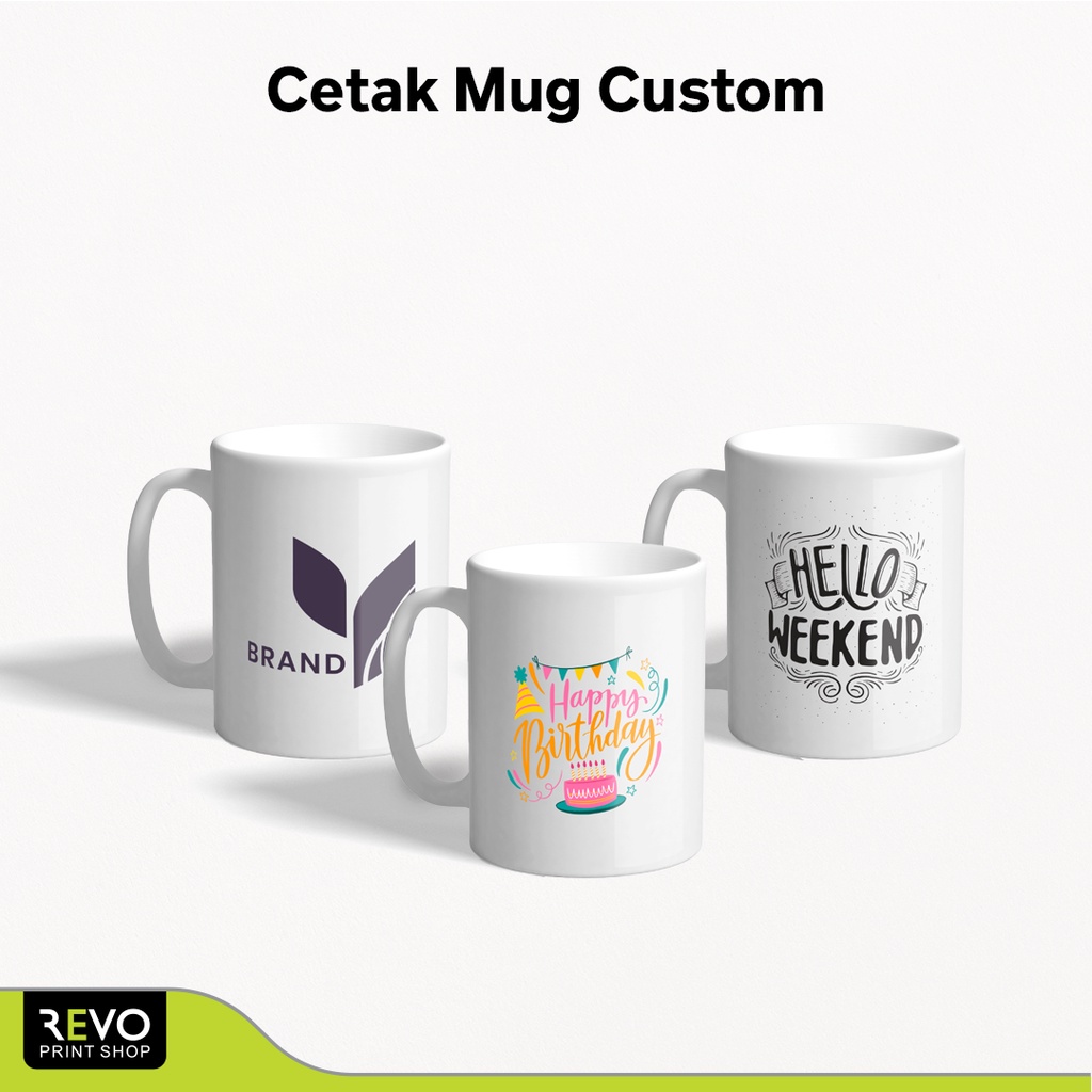 Jual Mug Custom Cetak Mug Cetak Souvenir Sablon Gelas Mug Custom Indonesiashopee Indonesia 3468