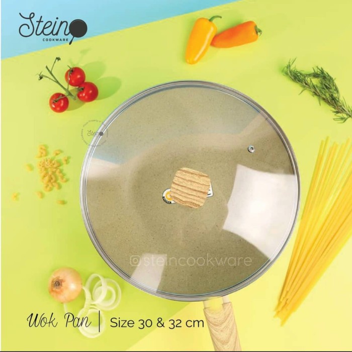 Stein Cookware - Granite Series Wok Pan 30Cm _Art