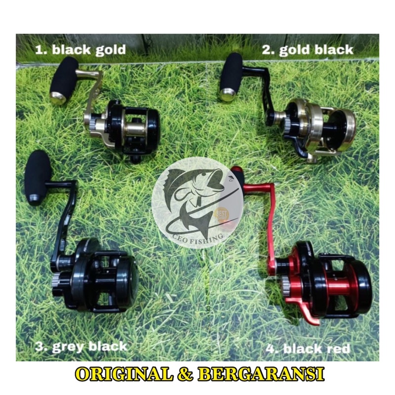 Reel OH MAGURO EMISSARY XT 400 500 600 NHL/NH Over Head Jigging Trolling Laut