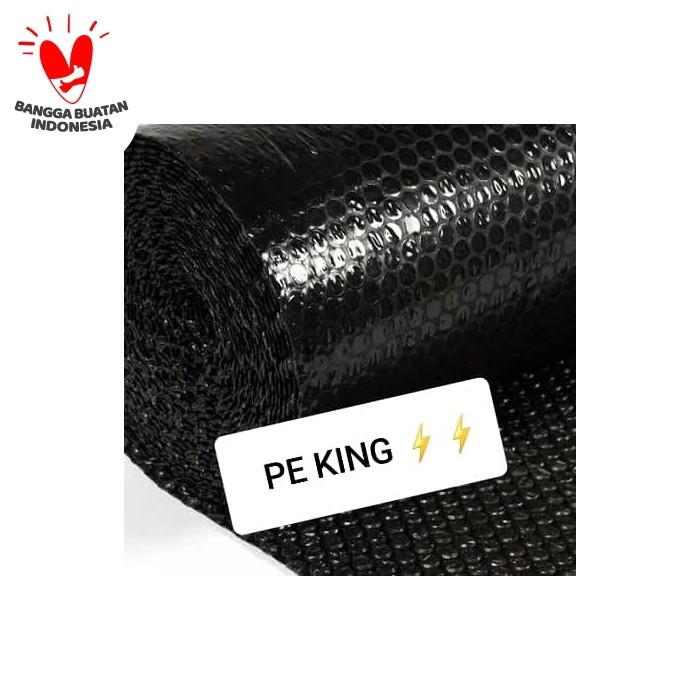 

BUNDLING 1 Roll Bubble Wrap Hitam + 1 Isolasi Nachi Bening Surabaya