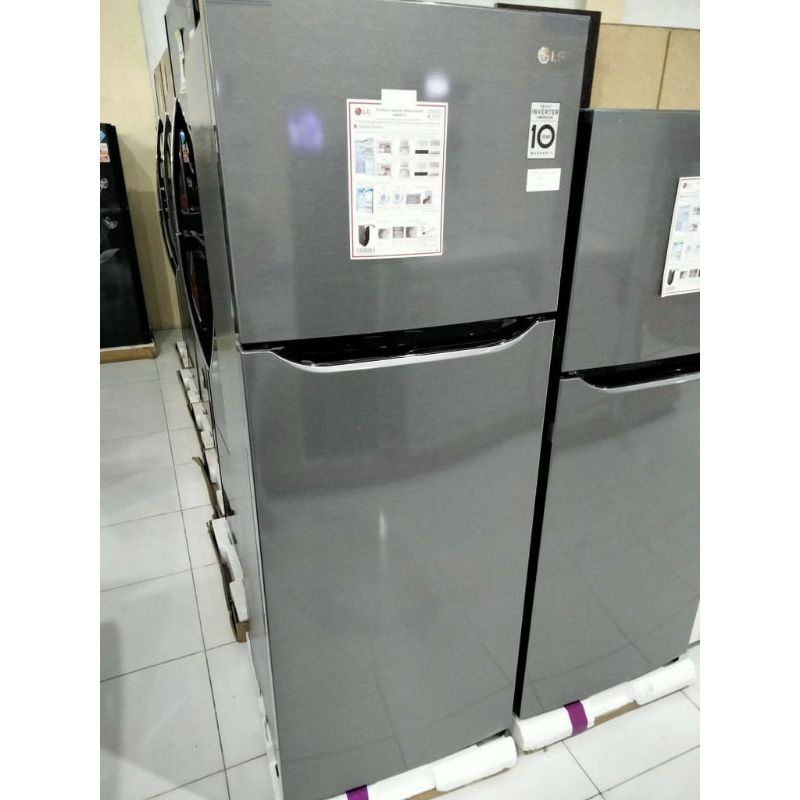 KULKAS 2 PINTU LG GN-B200SQBB INVERTER GARANSI RESMI