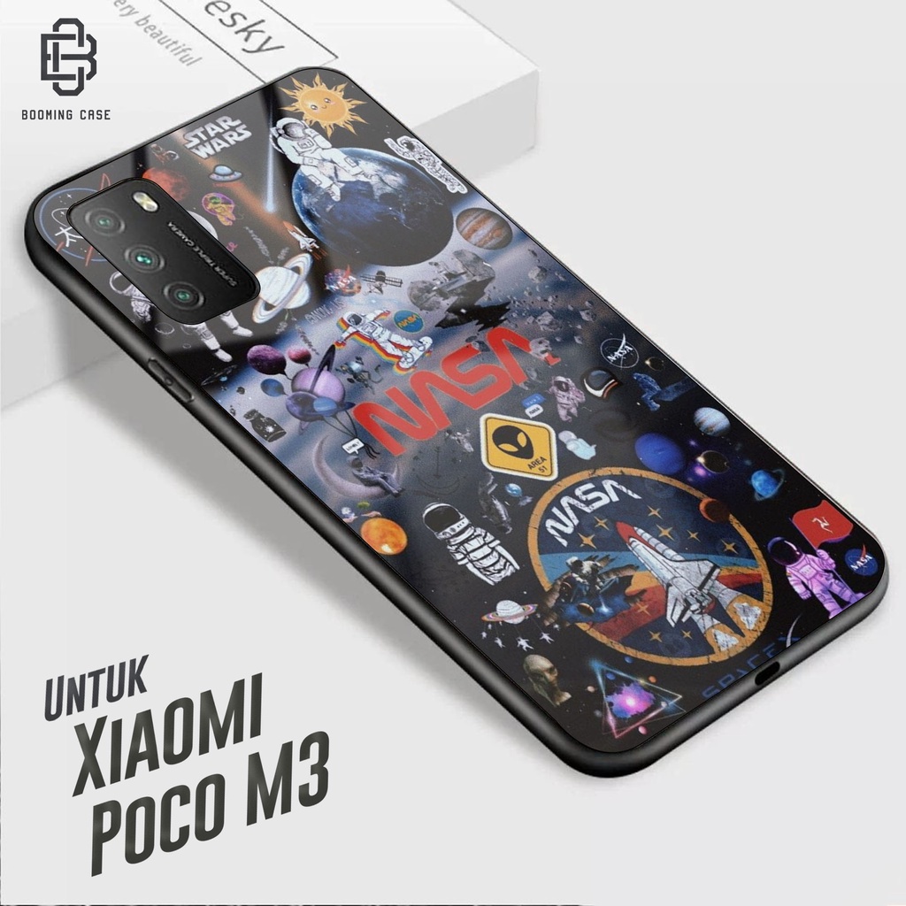 Case POCO M3 Hardcase 2D Glossy Casing Motif NASA