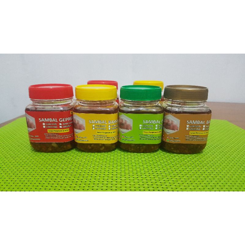 

Promo 4 botol sambal 350gr