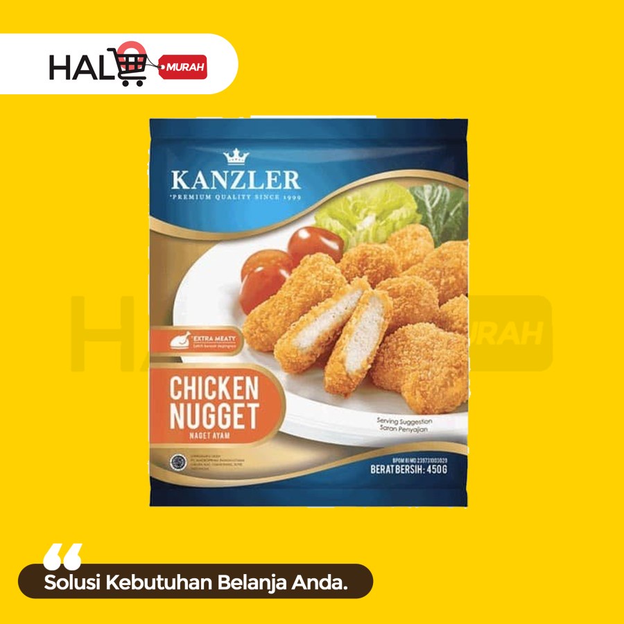 

KANZLER PREMIUM CHICKEN NUGGET 450 GR