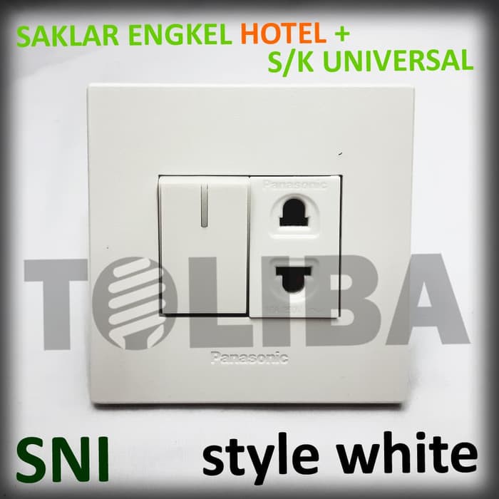 saklar engkel hotel panasonic / saklar s/k universal minimalis tangga inbow ib style white sni