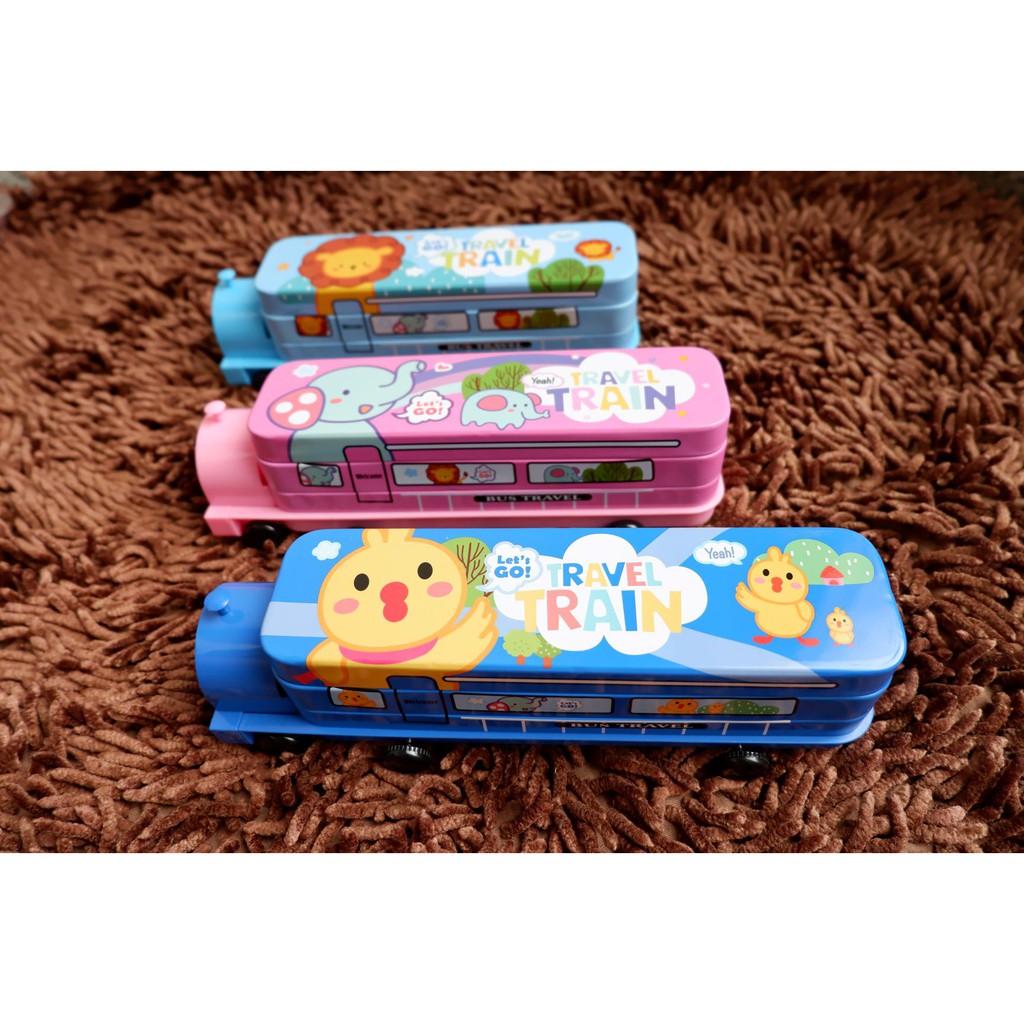 

SALE!!KOTAK PENSIL PENCIL CASE KOTAK PENSIL ATK ALAT TULIS SERUTAN BUS ANAK SEKOLAH LUCU