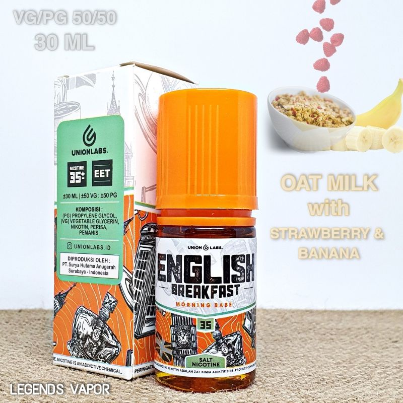 SALT NIC - LIQUID ENGLISH BREAKFAST V3 Morning Babe 30ML AUTHENTIC