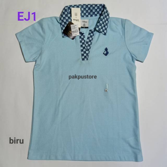 Kaos Polo Wanita Merek Nevada Disney Branded Matahari Original