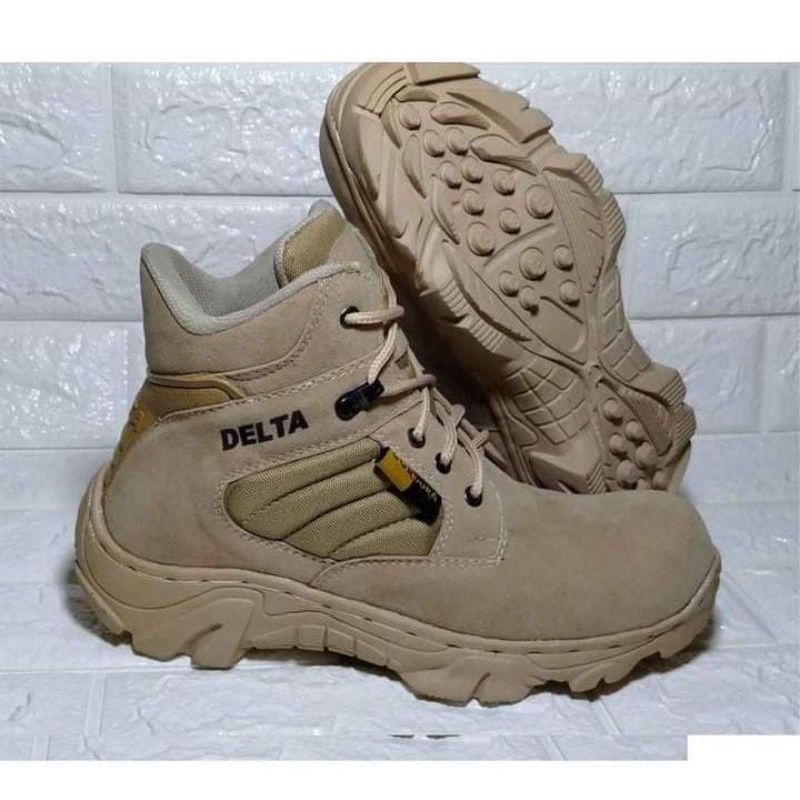 sepatu delta tactical pendek ujung besi