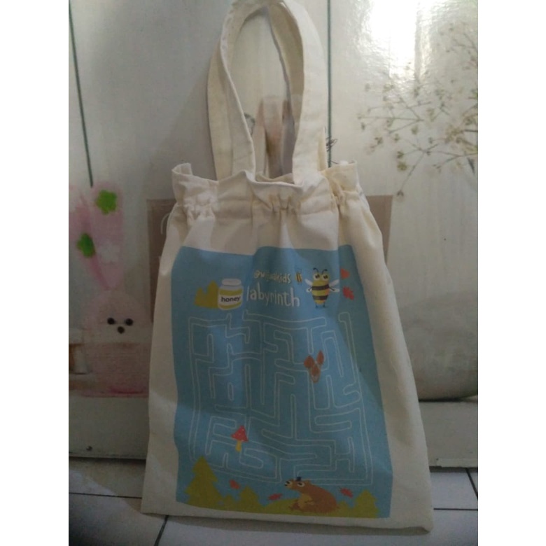 

[PREMIUM] (40x35) Tas Blacu Pouch Grade A Sablon/Printing Free design