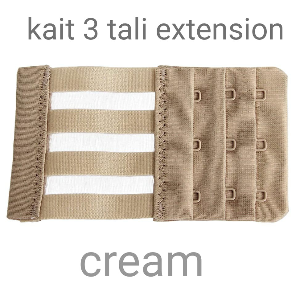 Kait Bra Super Extender Tally Kait Bh Kait 2 Kait 3 Kait Tambahan Bh Pemanjang Lingkar Dada Pada Bra