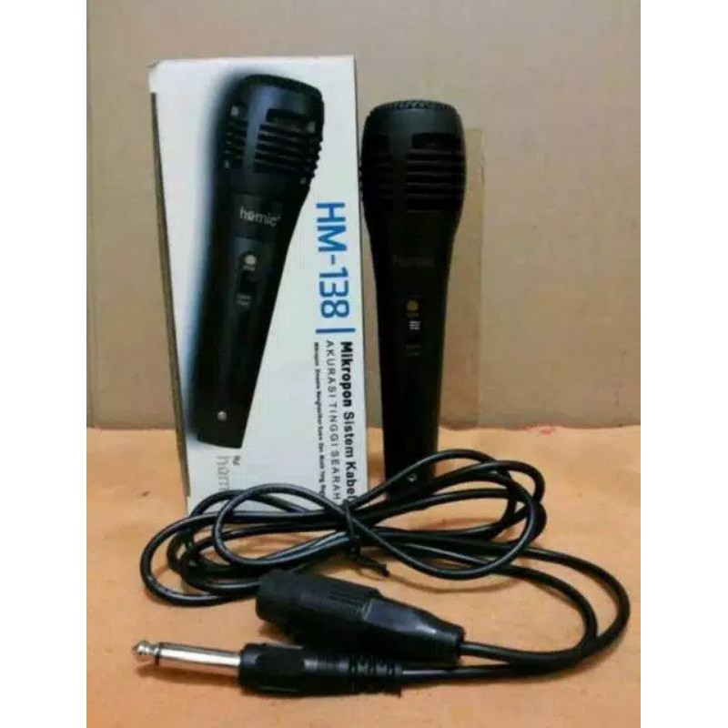 MIC / MiCROPHONE KABEL HOMIC HM 138 // MIC MURAH HOMIC HM 138 BISA COD