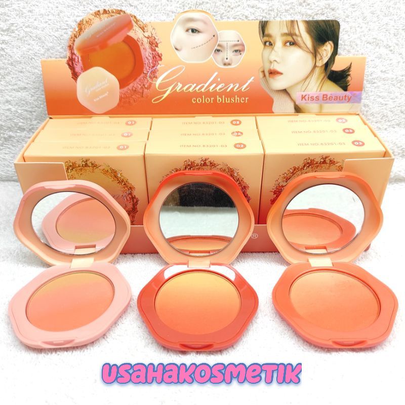 ECER!! BLUSHER/BLUSH ON 6 WARNA COLOR BLUSHER GLOW NO. 964