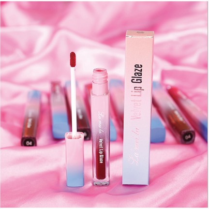 LAMEILA Lipstick Cair Kosmetik Lip Glaze Velvet Metal Bibir Lipstik Lip LA035 1011