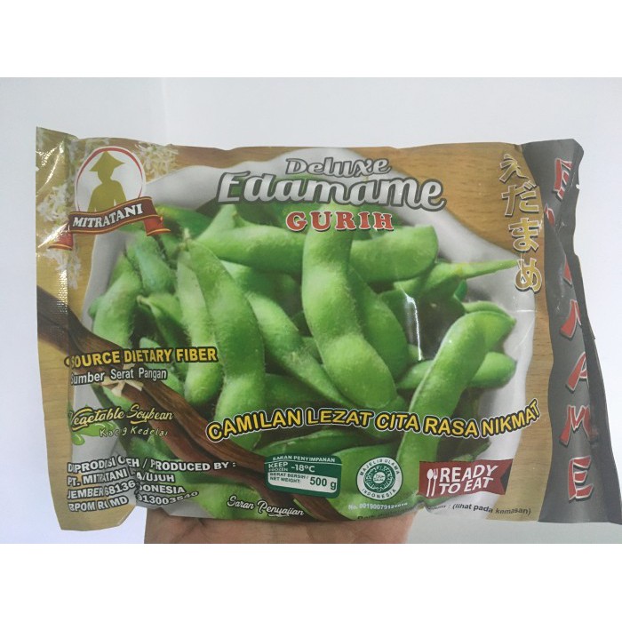 Jual EDAMAME FROZEN MITRATANI DELUXE GURIH 500 Gram Shopee Indonesia