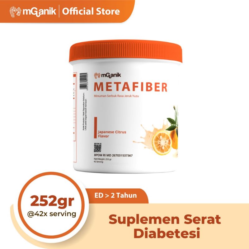 Mganik Metafiber - Suplemen Serat untuk Cegah Gula Darah