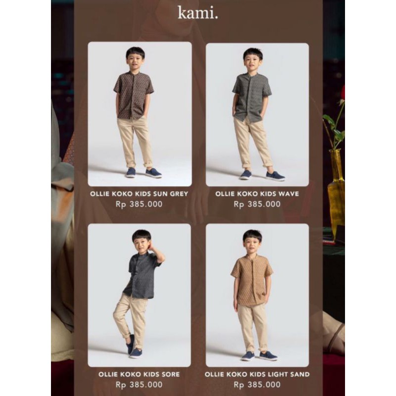 Ollie Olie Koko Anak Kami kids Kamiidea Janika Lynna Raya Collection