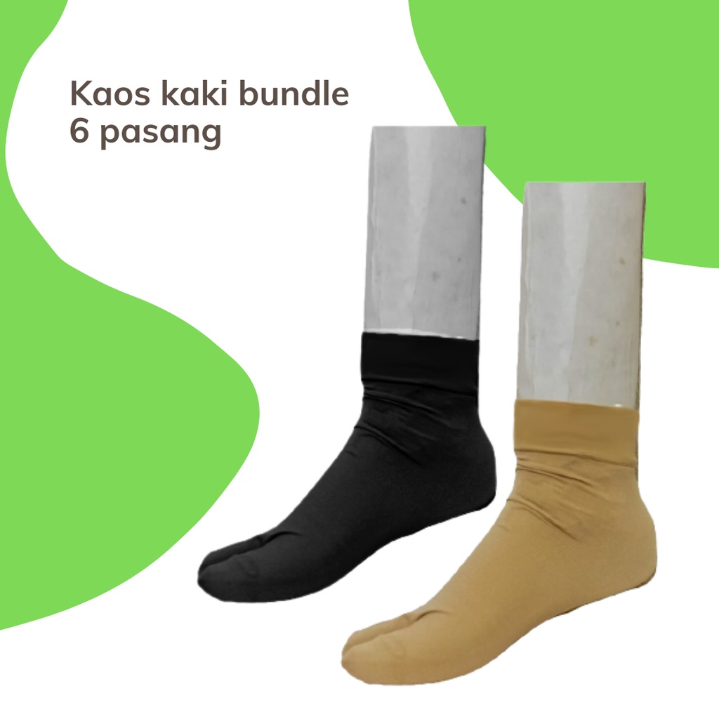 BELI 1 ISI 6 PASANG Kaos Kaki Jempol Merek Indachi Santosa Makmur GROSIR
