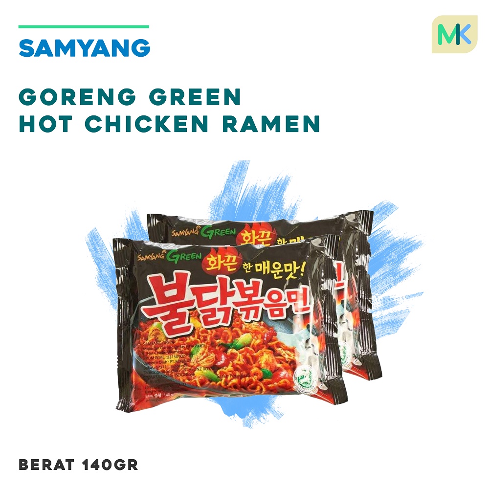 

SAMYANG GORENG GREEN HOT CHICKEN RAMEN HALAL