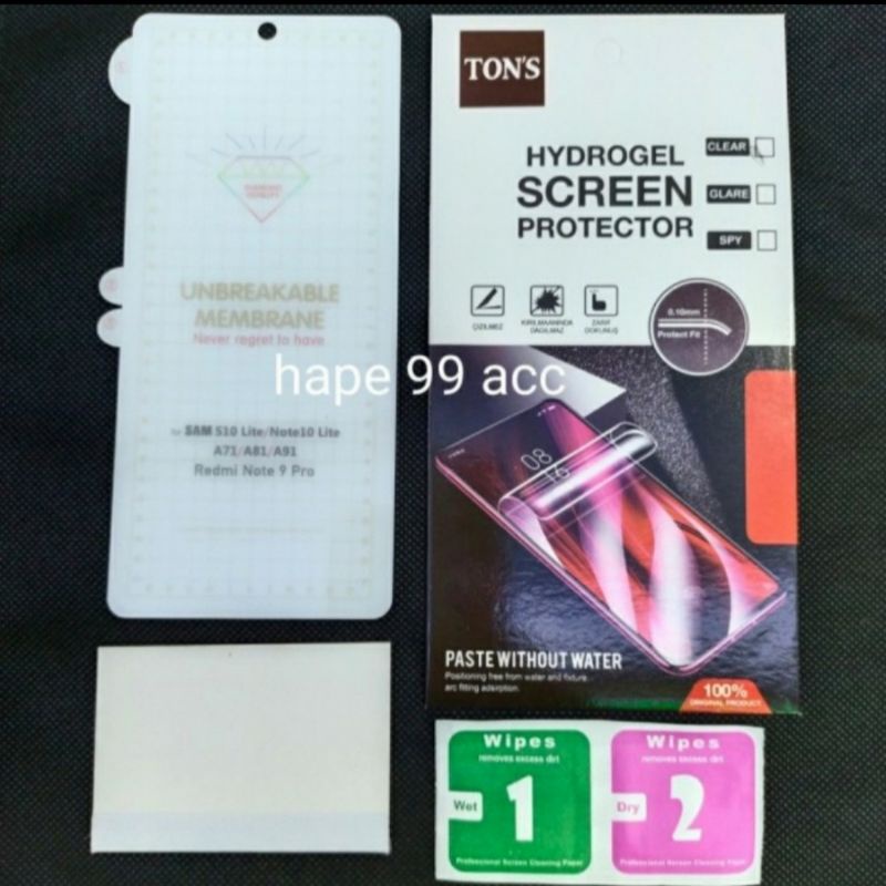 Redmi Note 11 Note 11 Pro Note 11 Pro 4G 5G anti gores hydrogel clear screen protector