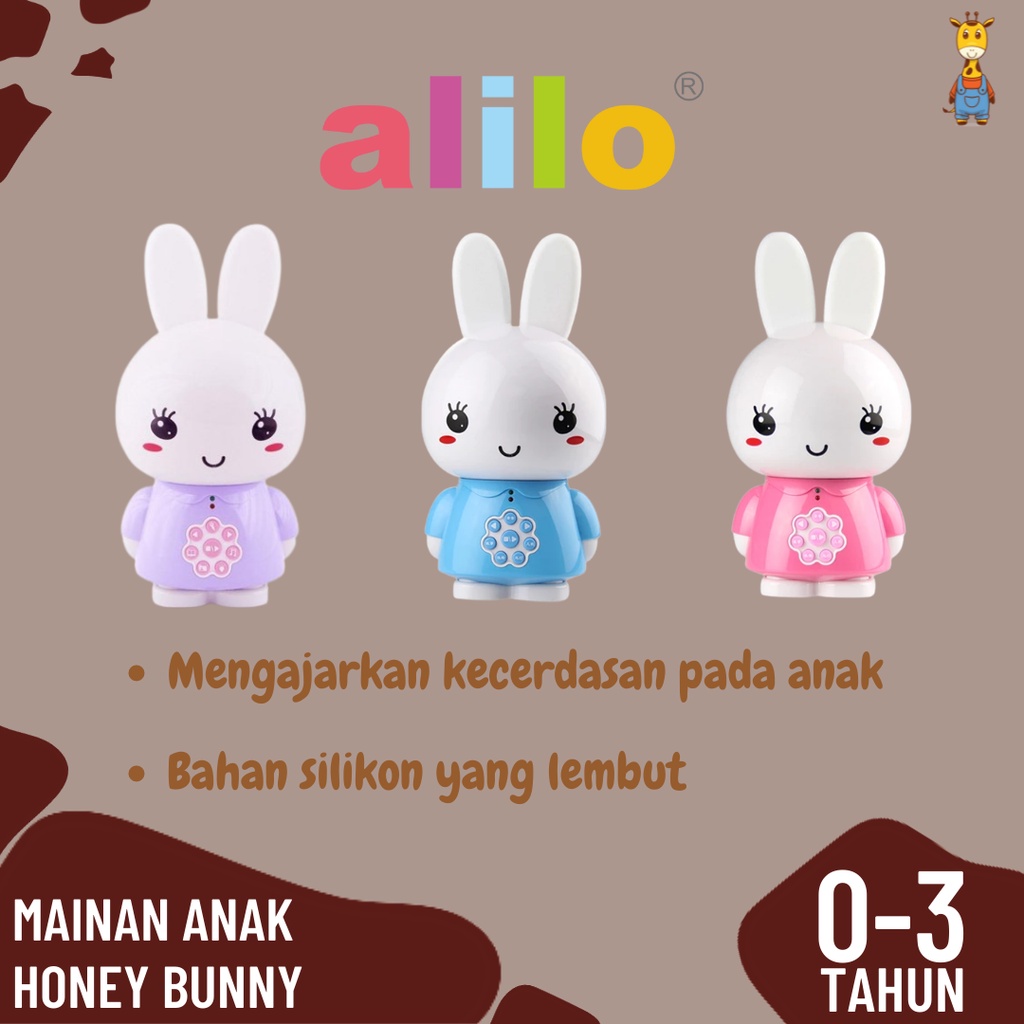 Alilo Honey Bunny/Mainan Bayi/Lagu Anak/Mainan Edukasi Anak