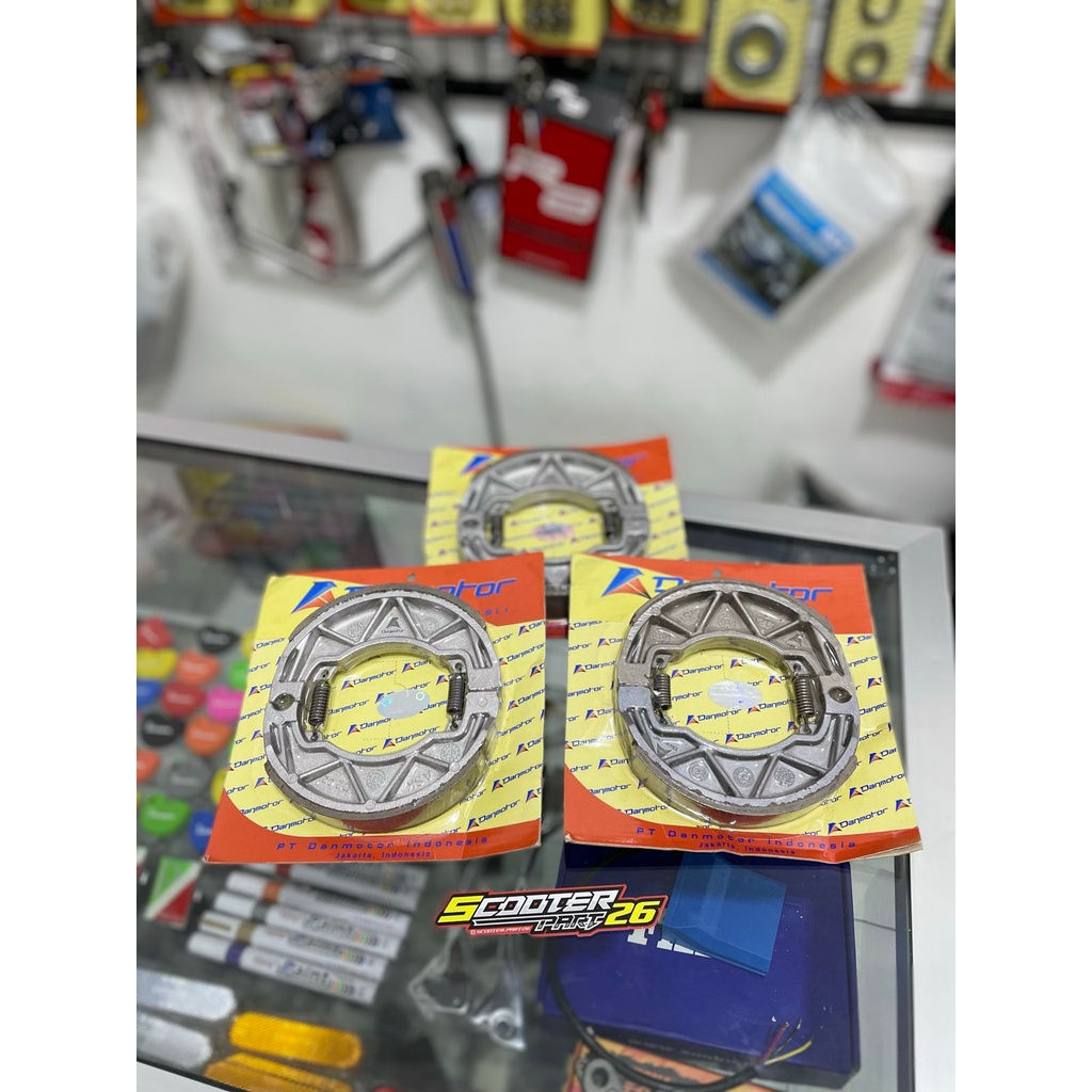 Kampas Rem Belakang Danmotor Vespa Sprint, Primavera, Piaggio Liberty