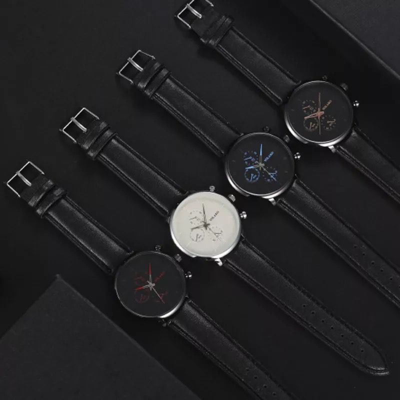 ✅COD Jam Tangan Pria Yolako Chrono Kulit Quartz