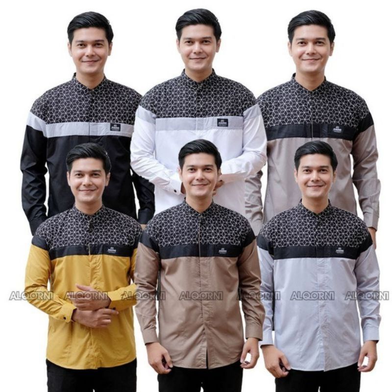 baju koko motif senopati Original Al-Qorni