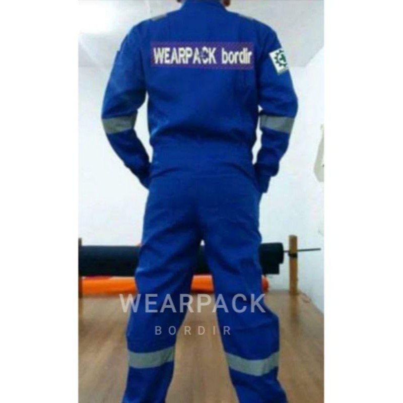 WEARPACK BORDIR SATUAN Benhur terusan wearpack COVERAL BONUS bordir 4 titik pesan SATU bisa. wearpac