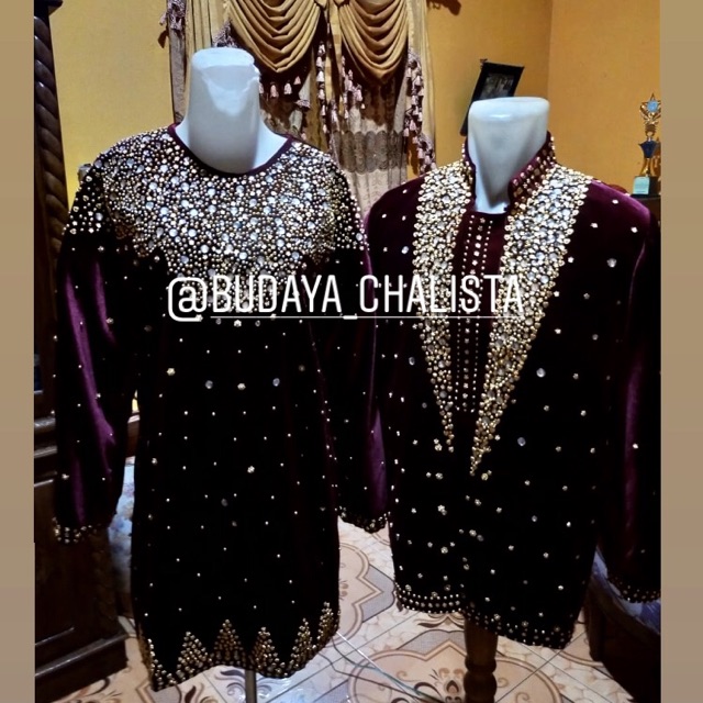 Baju pengantin modern payet